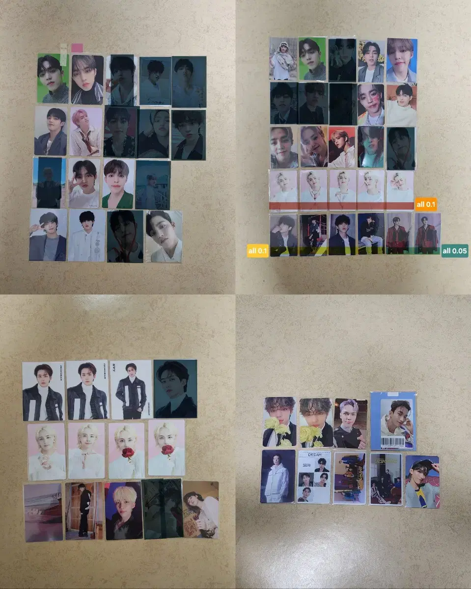 세븐틴 포토카드 판매합니다 SVT Photocard Sell